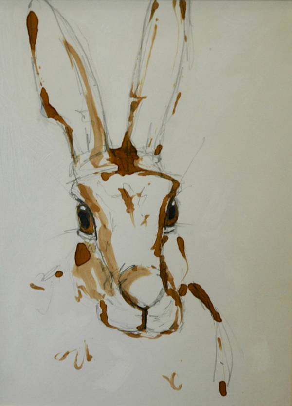 - Ink on Paper, Painting by Suzy Sharpe, measuring 29 x 20 cm (H x W) framed at 56 x 46 cm £195